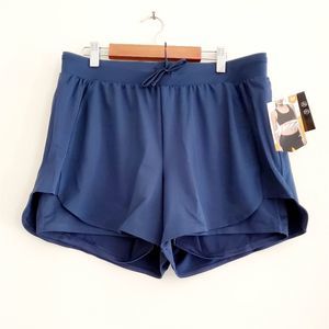 NWT Avia women's active running shorts blue Medium